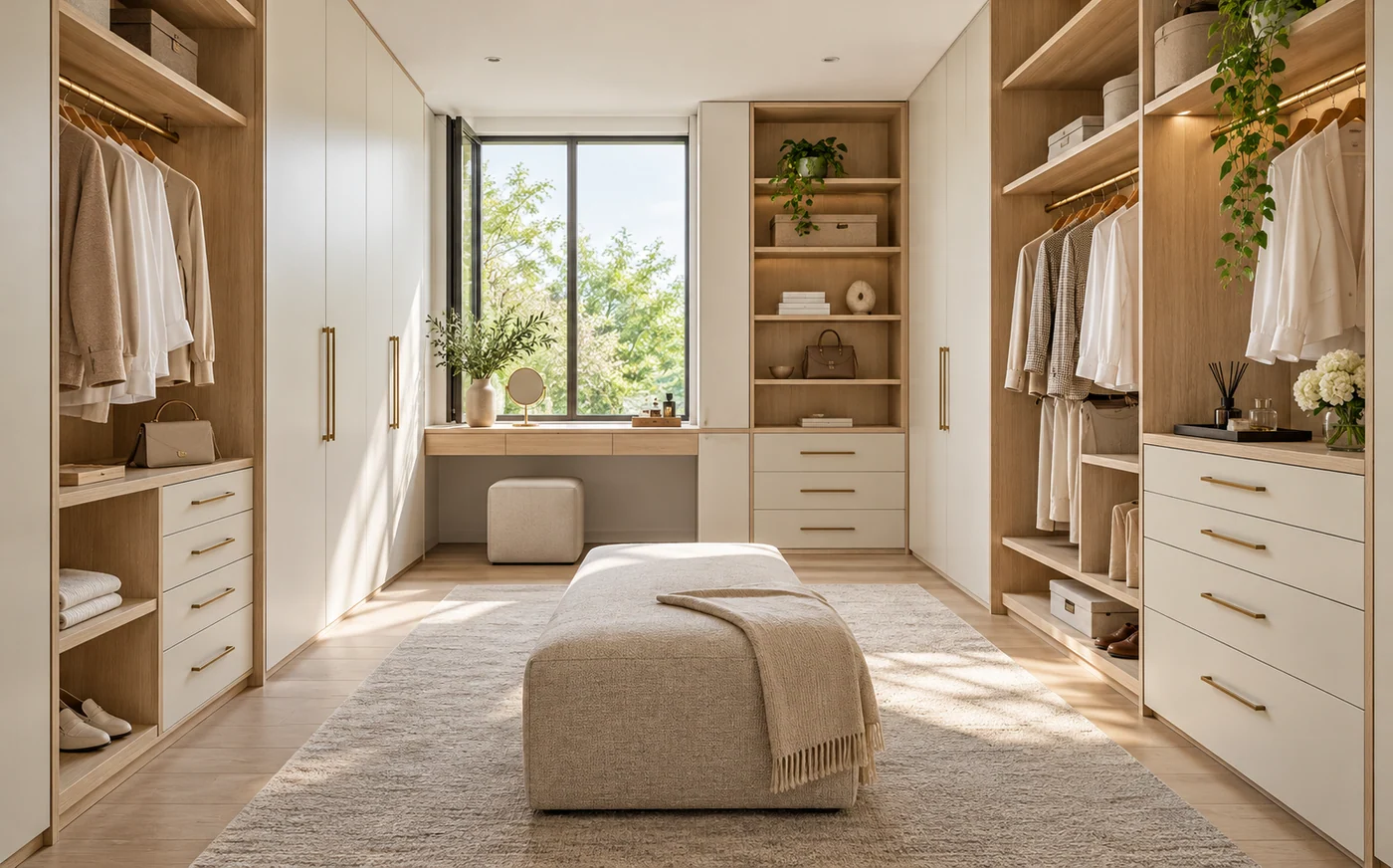 wardrobe — illustrative interior design concept